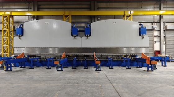 12000KN CNC タンデムプレスブレーキ 14mm 鋼の2×6000mm