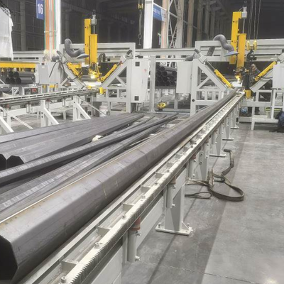 12m パルス MIG CNC ポールシャット溶接 |街路灯ポール溶接機
