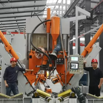 12m パルス MIG CNC ポールシャット溶接 |街路灯ポール溶接機