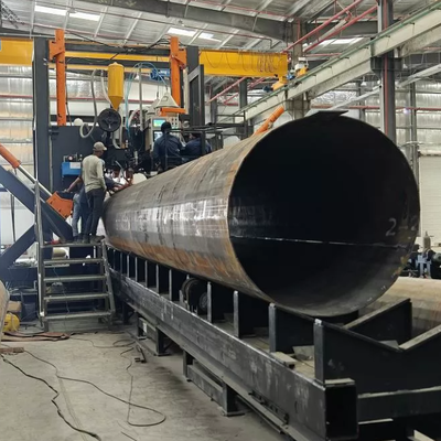 14m直径1.9m鋼管用ダブルアーク多線サブマージアークCNCポールシャット溶接機