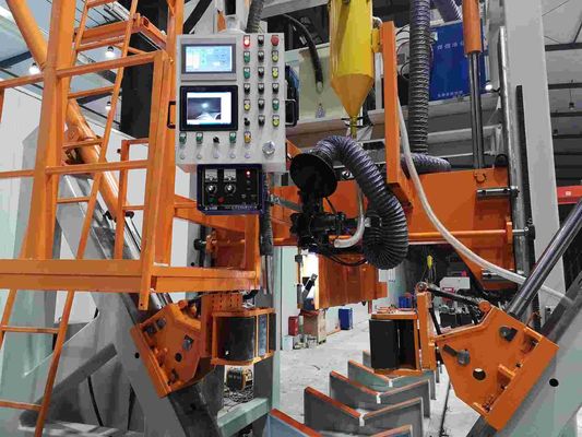 CNC 5G ポールシャット 溶接機 HM800/14000 14m 長さ 多角形設計