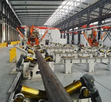 最大直径 500mm 12000mm ライトポール 5G通信ポールのためのシャット溶接機