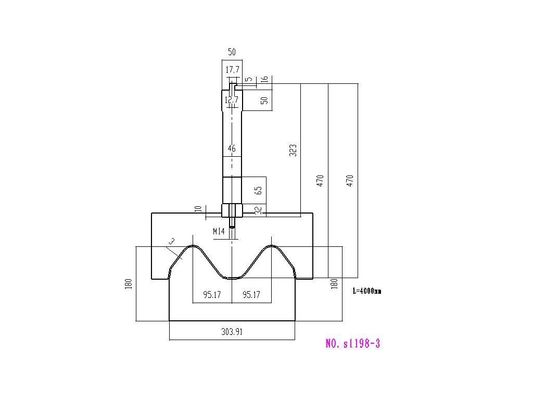 曲がる型は/ハイウェーのガードレールの製造業用具のブレーキ工具細工を押します